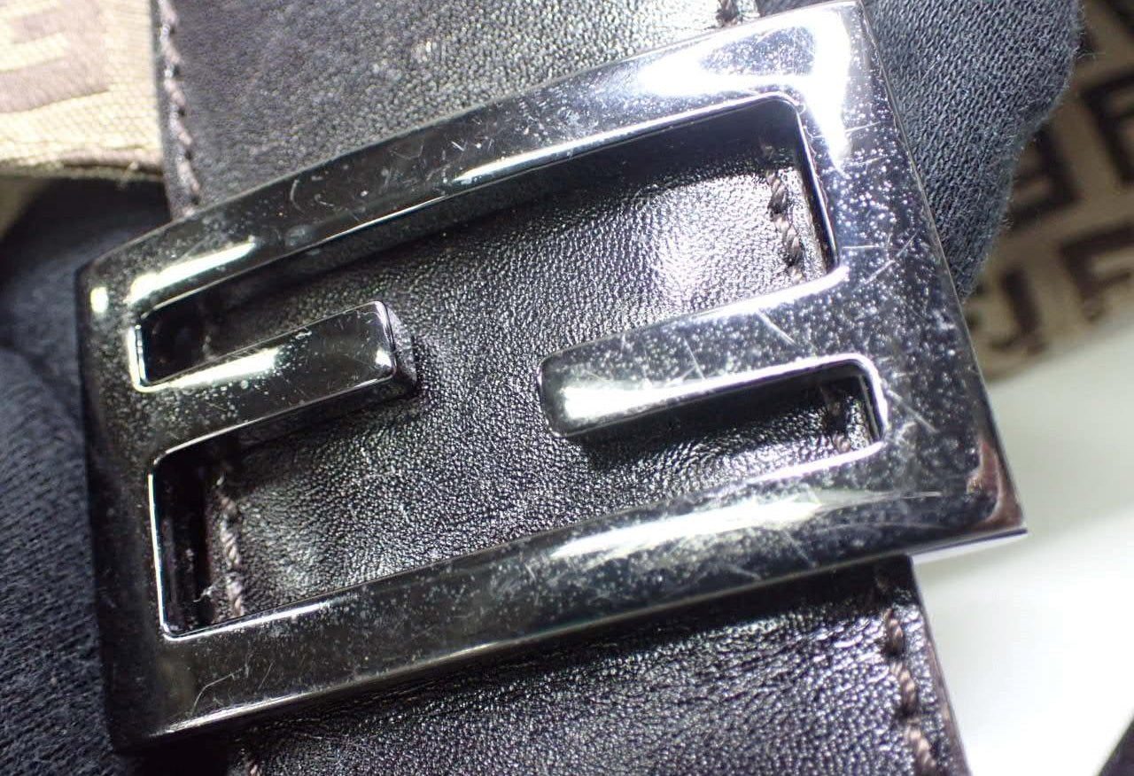 Fendi Zucchino Baguette Beige 2804