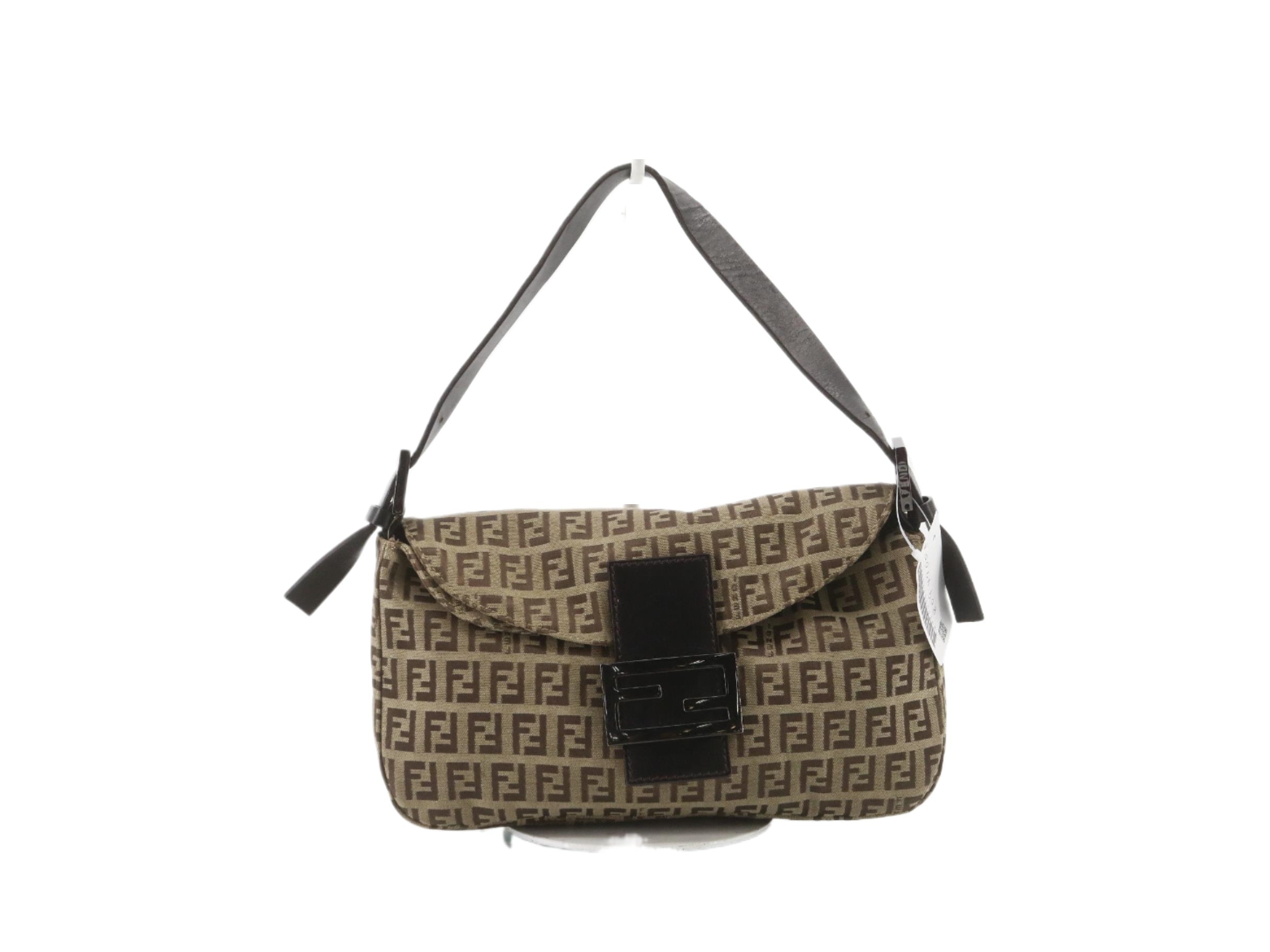 Fendi Zucchino Baguette Beige 2804