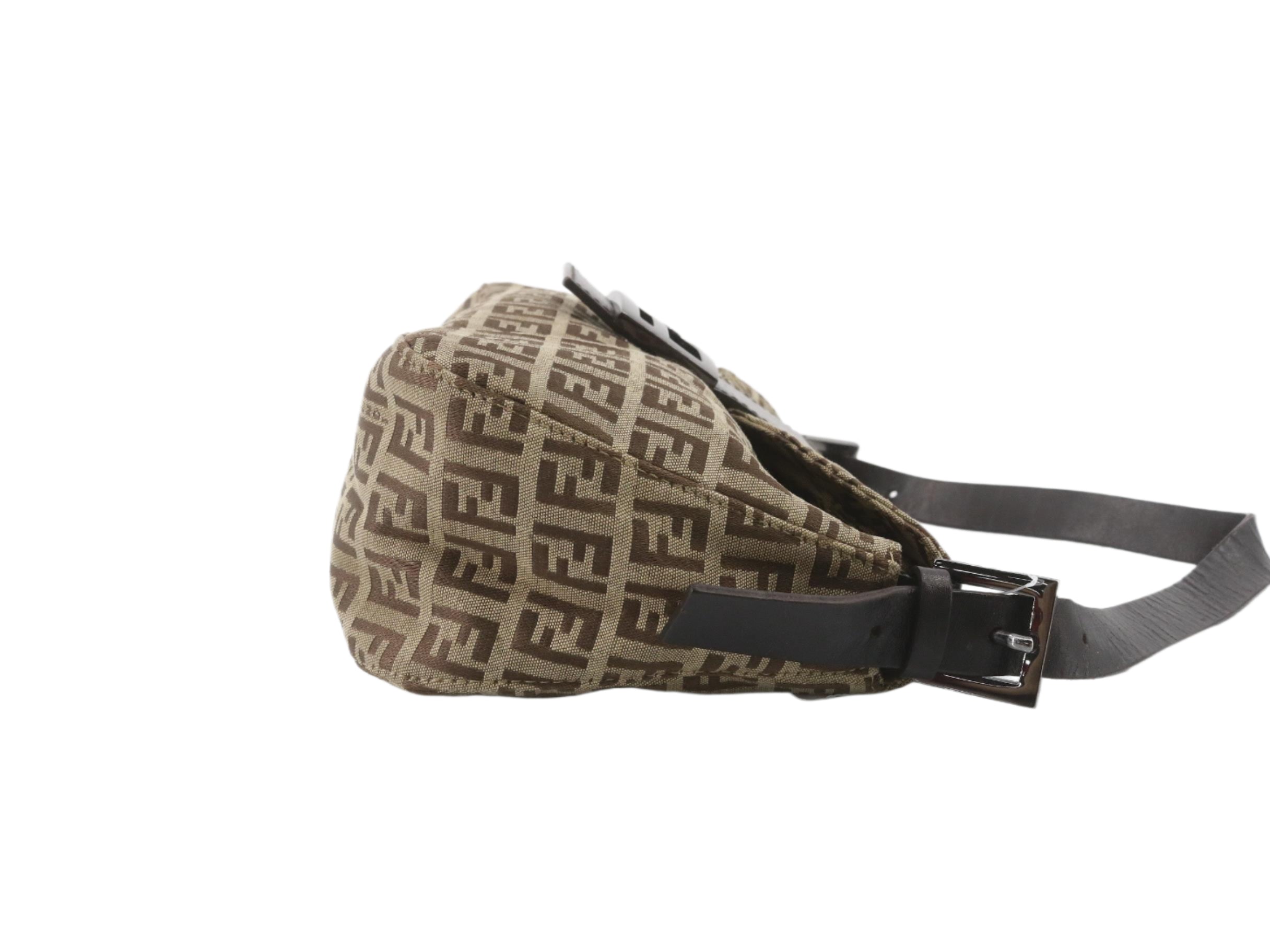 Fendi Zucchino Baguette Beige 2804