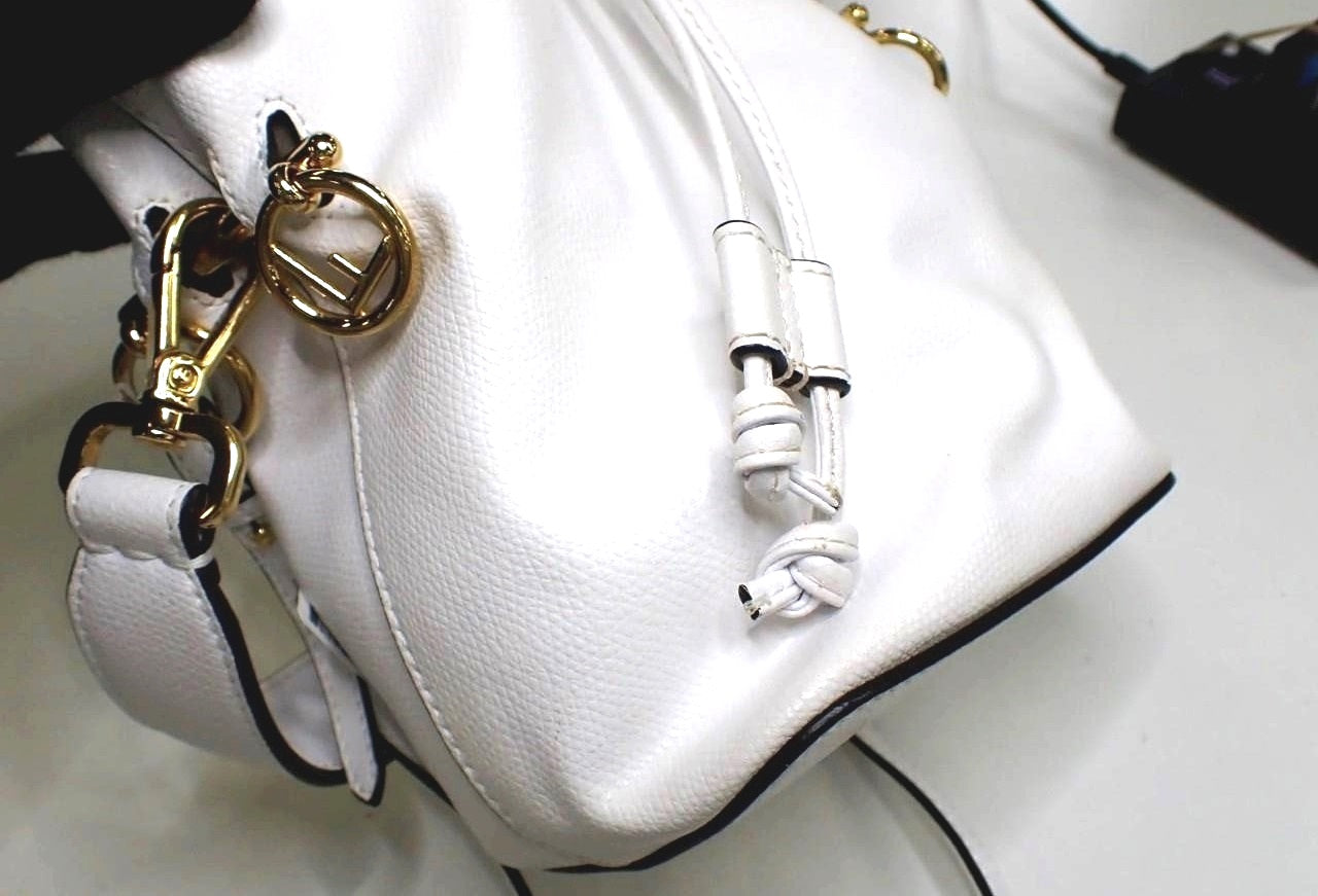 Fendi Mon Tresor Bucket 2-Way White  2818