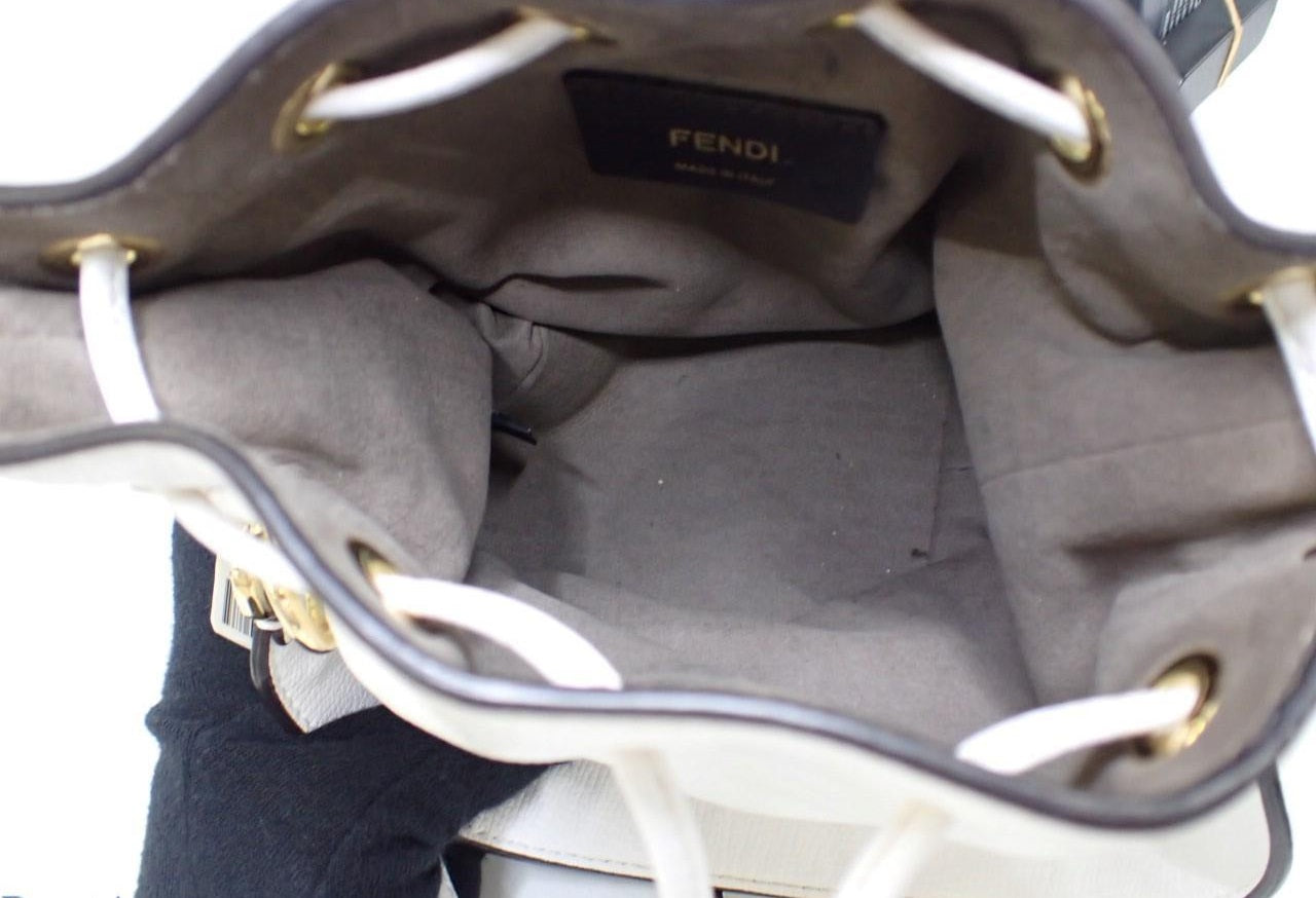 Fendi Mon Tresor Bucket 2-Way White  2818