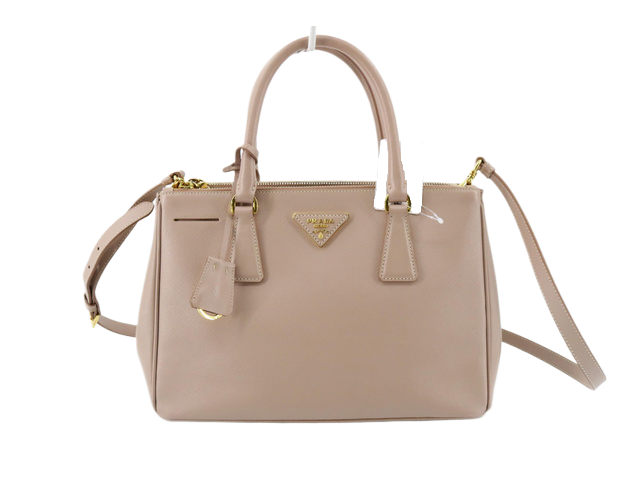 Prada Saffiano Lux Galleria Double Zip 2-Way 2848