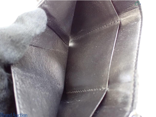 YSL Cassandra Trifold Coin Wallet Black 2857