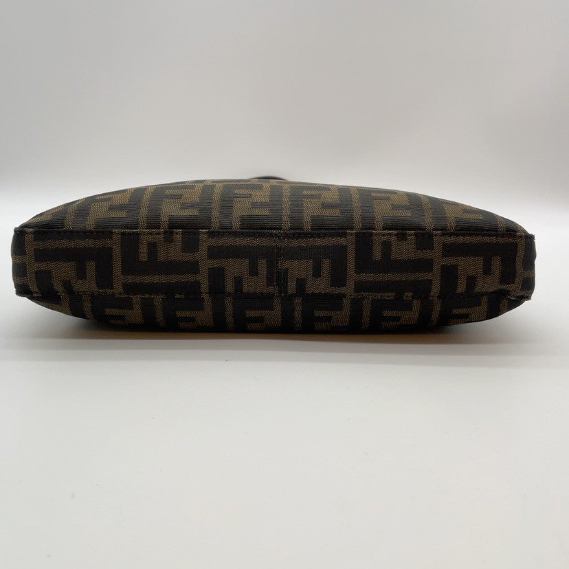 Fendi Mamma Baguette Zucca Canvas Leather 3372