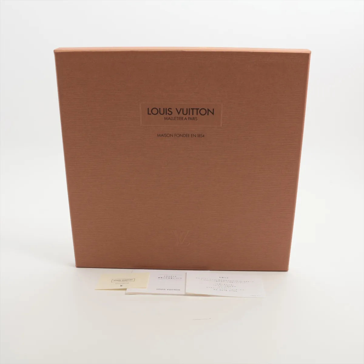 Louis Vuitton Stole Scarf Tan Acetate Silk 3379