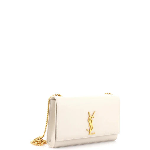 YSL Kate Medium Blanc Vintage White
