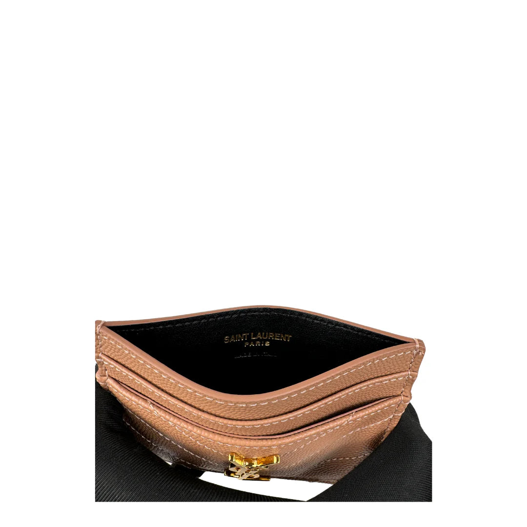 YSL Cassandre Cardholder Pale Pink