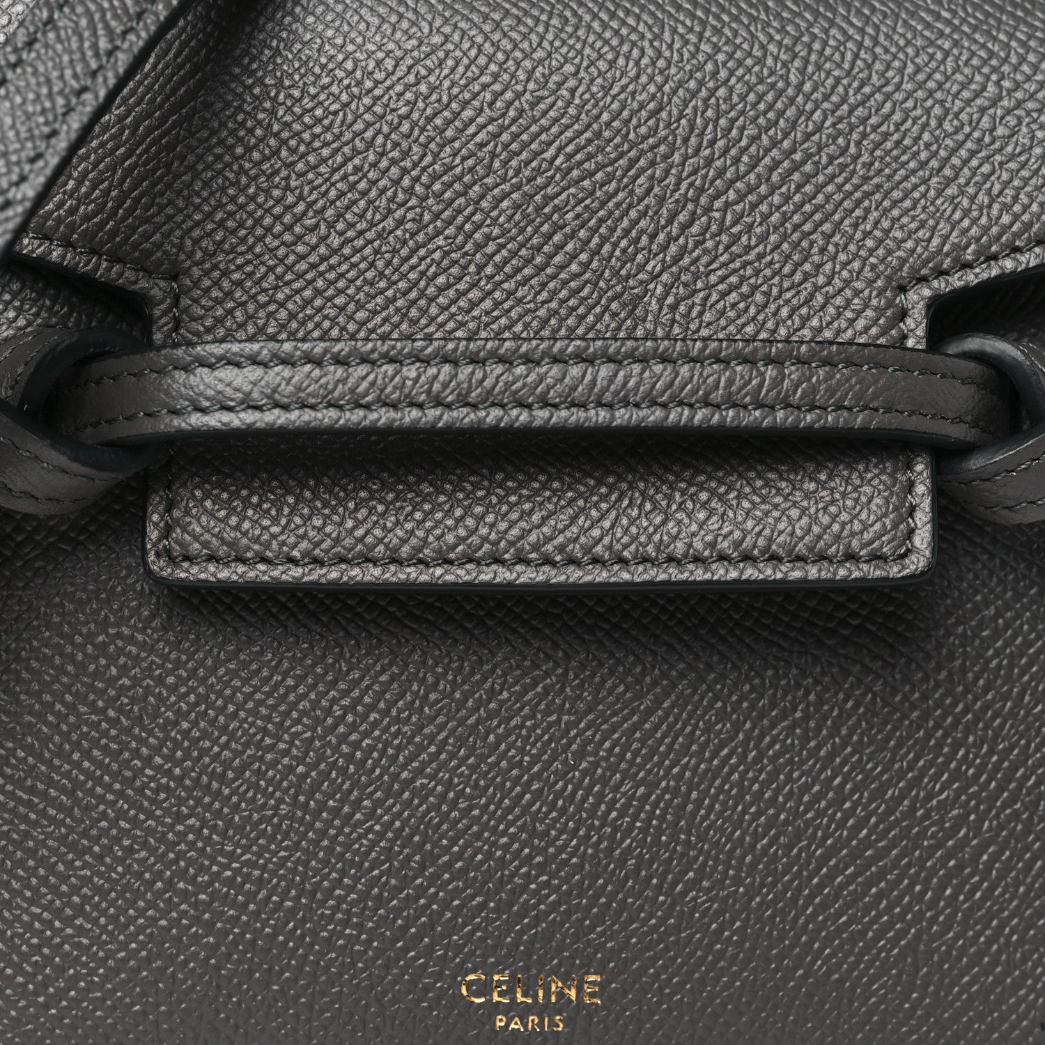 Celine Pico Belt Bag Dark Grey