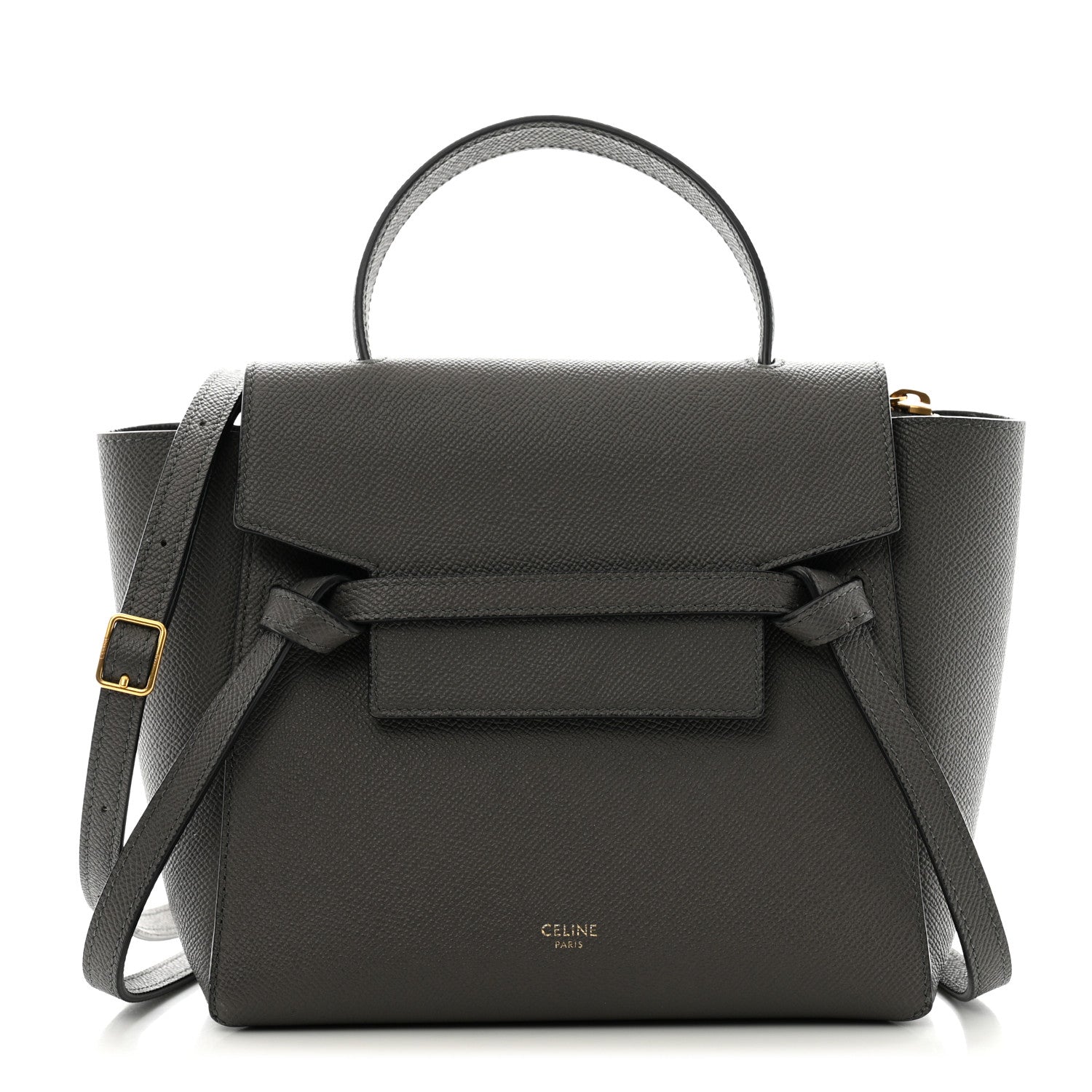 Celine Nano Belt Bag Dark Grey