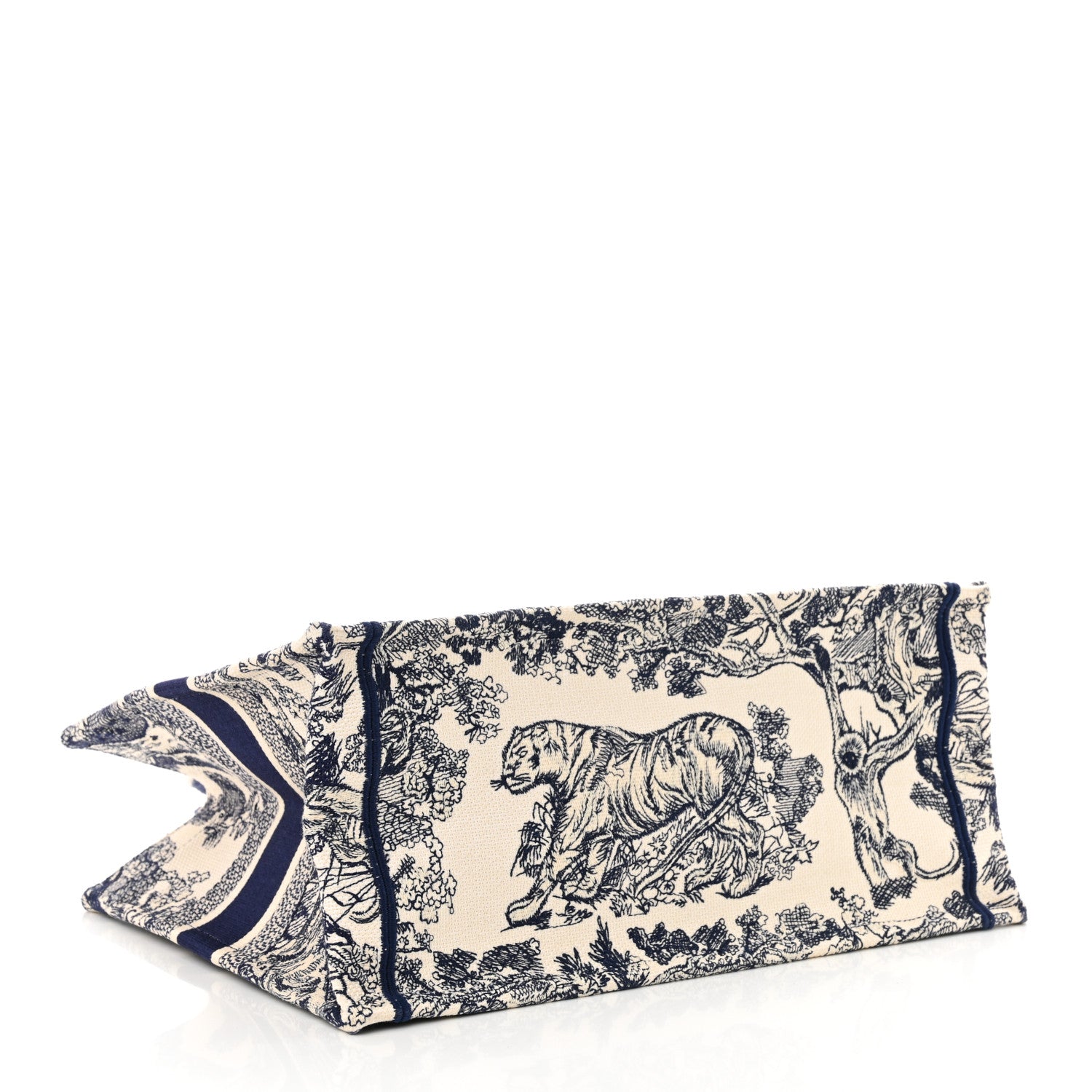 Dior Medium Book Tote Navy Toile de Jouy