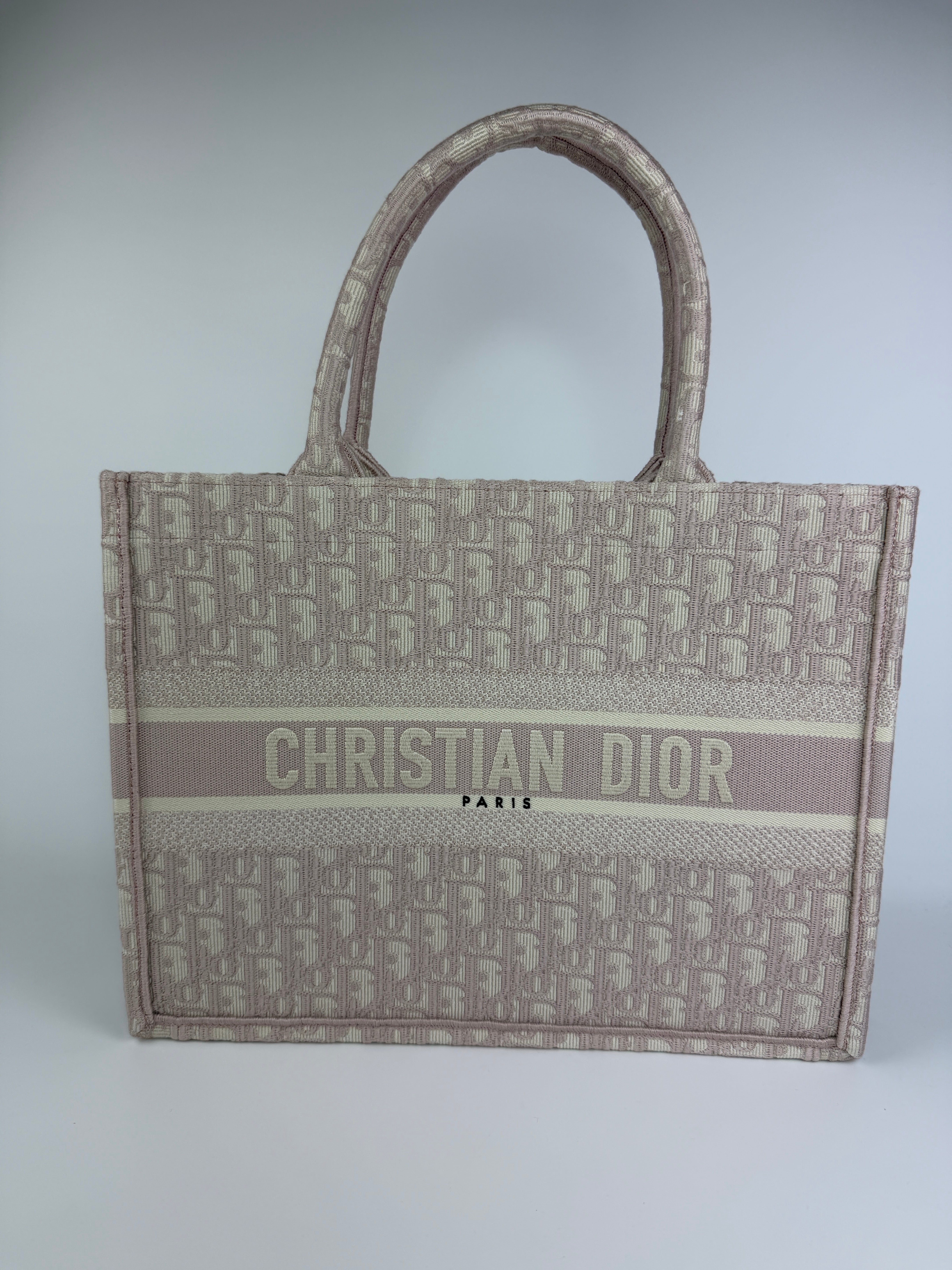 Dior Medium Book Tote Pink Oblique