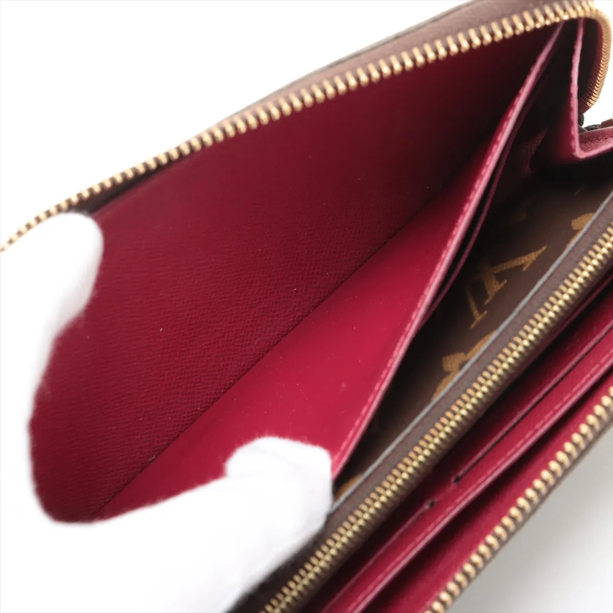 Louis Vuitton Clemence Wallet Monogram Fuchsia 2878