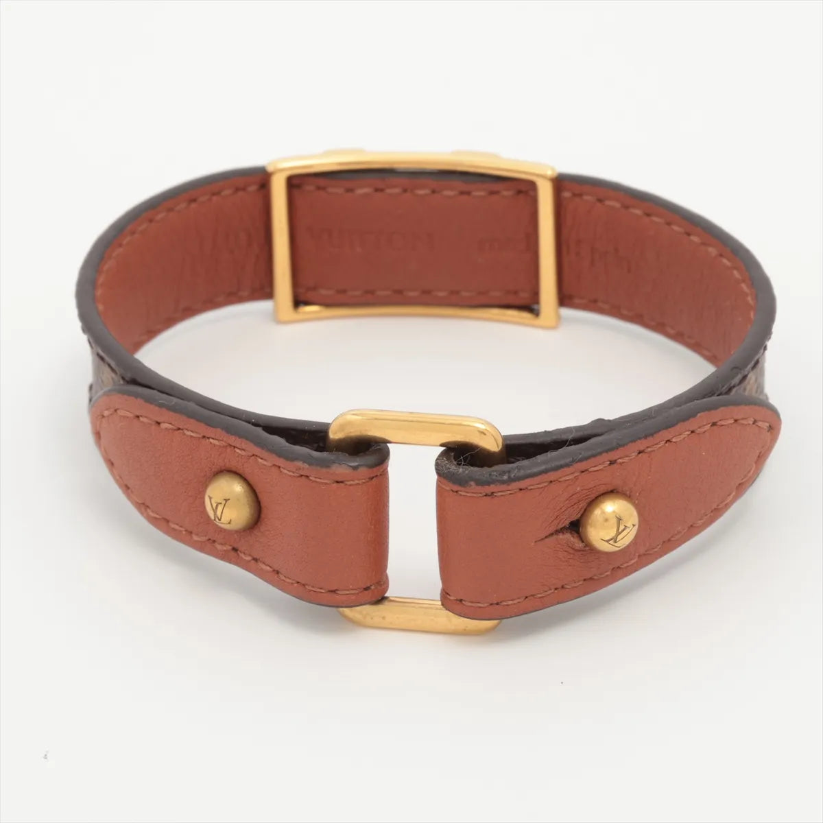 Louis Vuitton LV Logo Bracelet 19 Monogram 3138