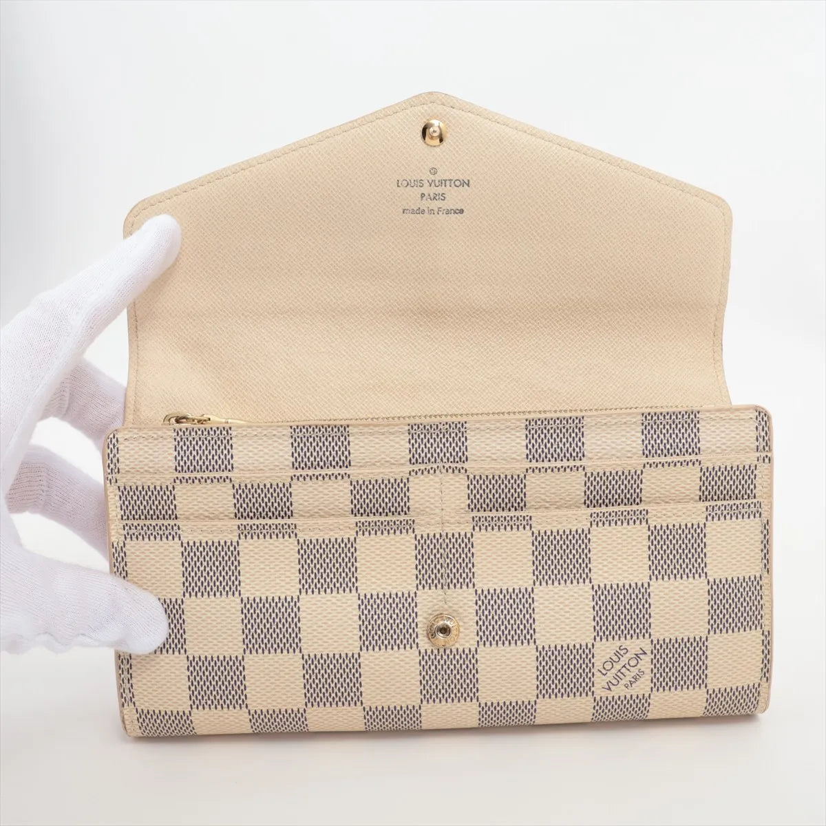 Louis Vuitton Sarah Wallet NM Damier Azur 3141