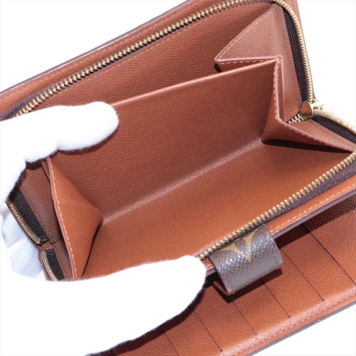 Louis Vuitton Porte Papier Zippe Wallet Monogram 3241