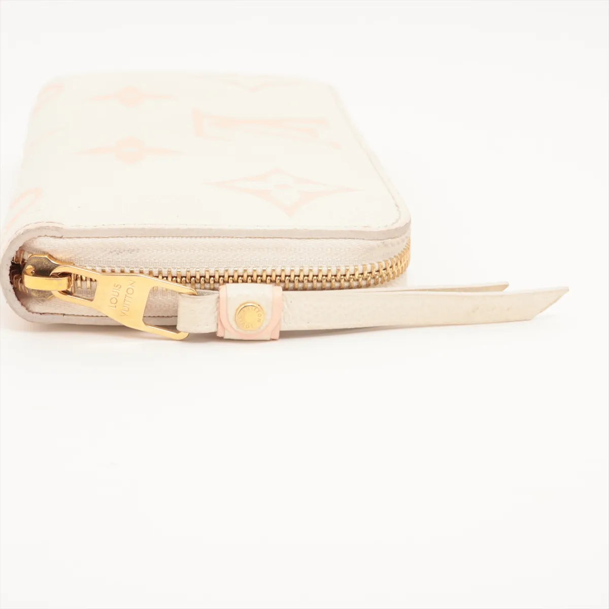 Louis Vuitton Bicolor Empreinte Zippy Wallet Monogram Beige Pink 3266