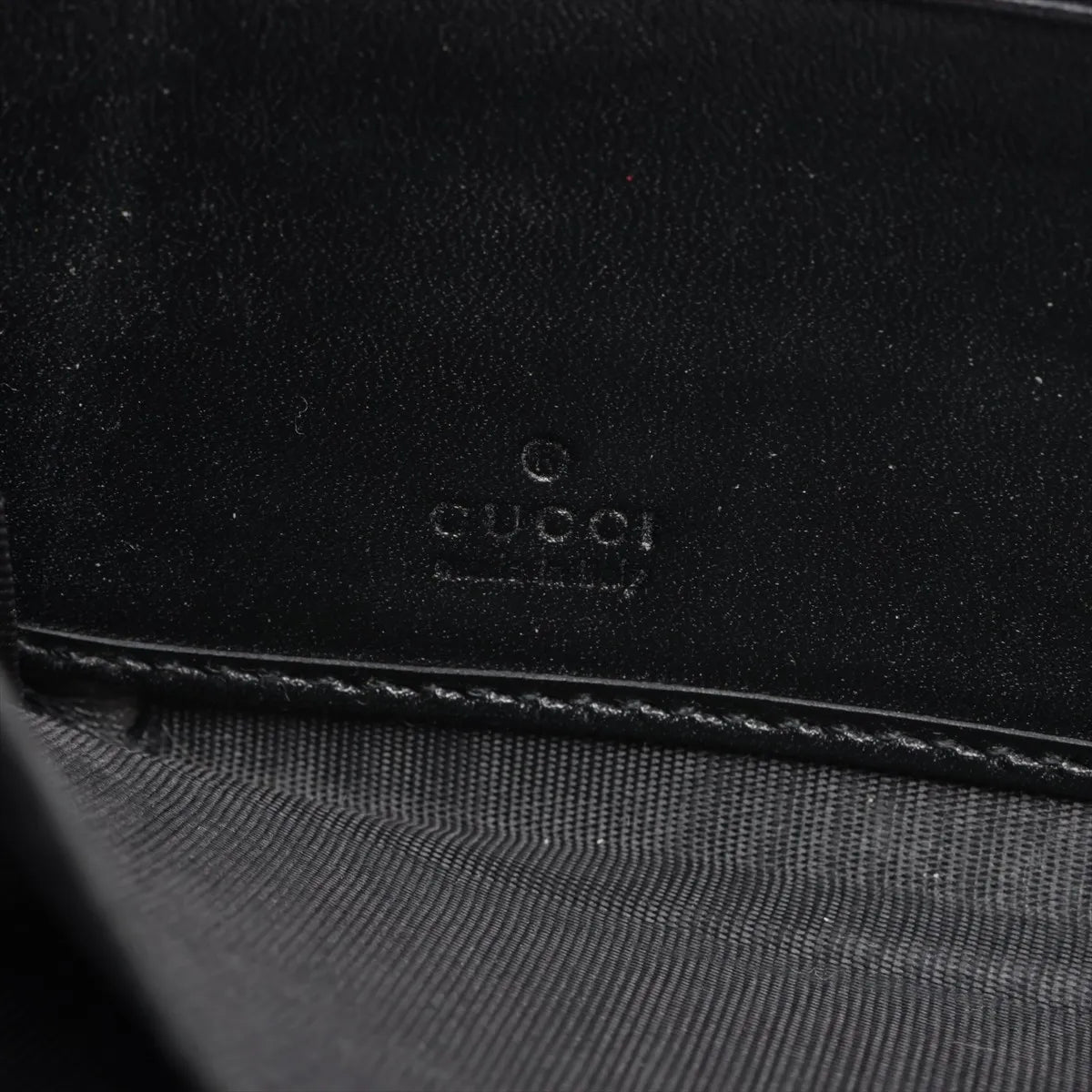 Gucci Zippy Wallet Black GG Crystal 3247