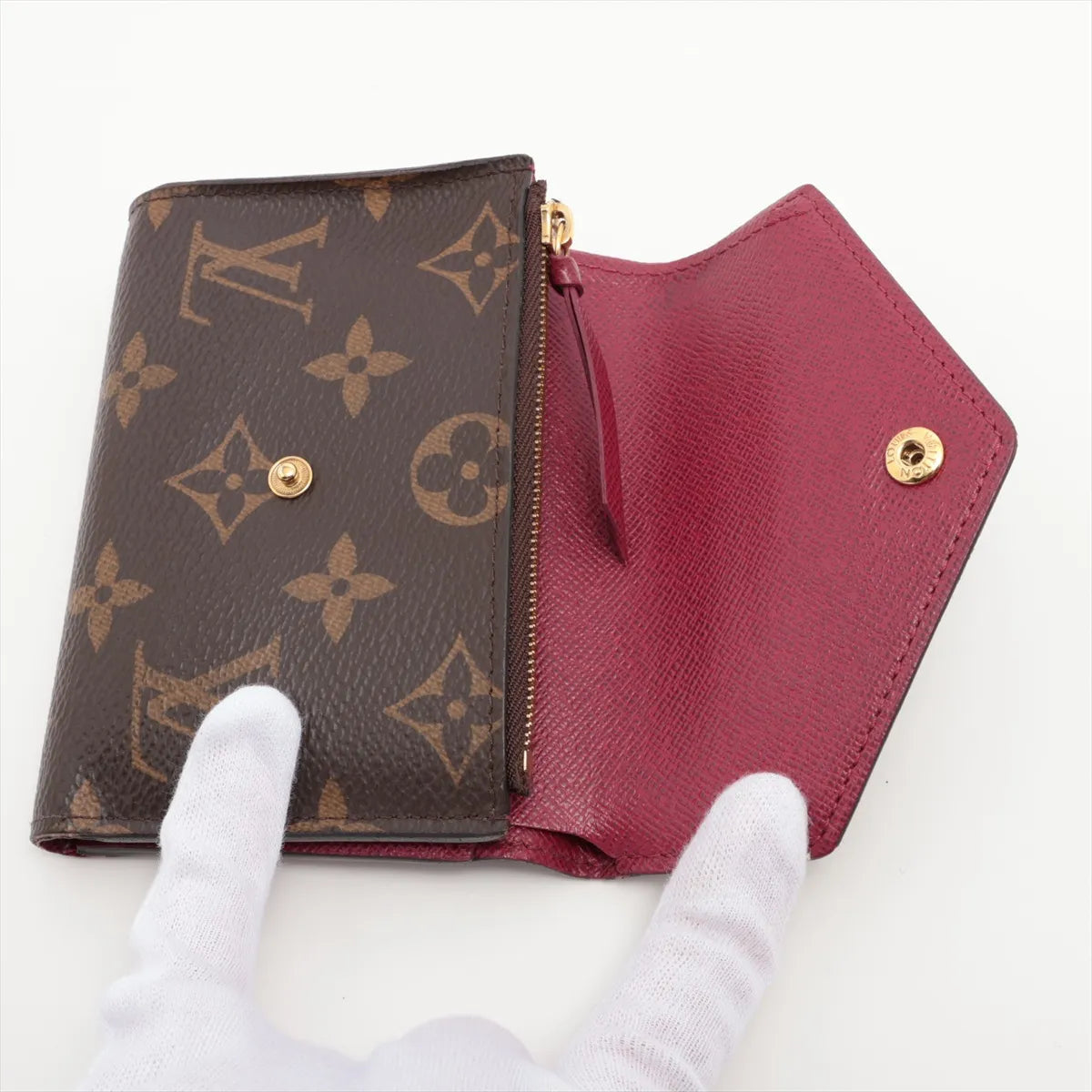 Louis Vuitton Victorine Wallet Monogram Fuchsia 3245