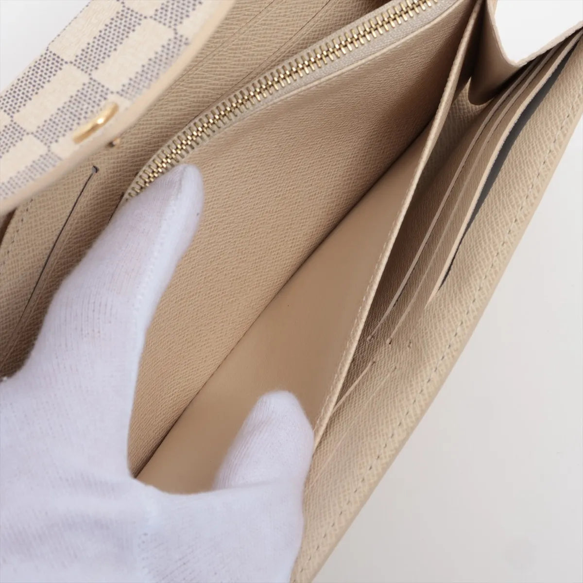 Louis Vuitton Sarah Wallet NM Damier Azur 3253
