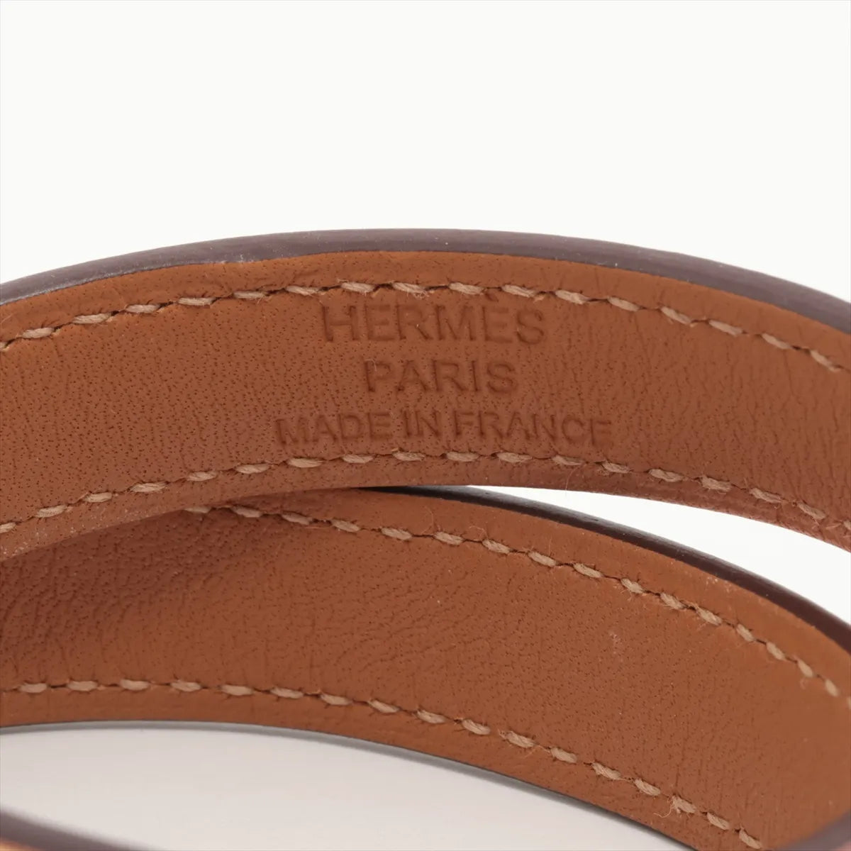 Hermes Kelly Double Tour Wrap Bracelet Pink Gold Toddler 3250