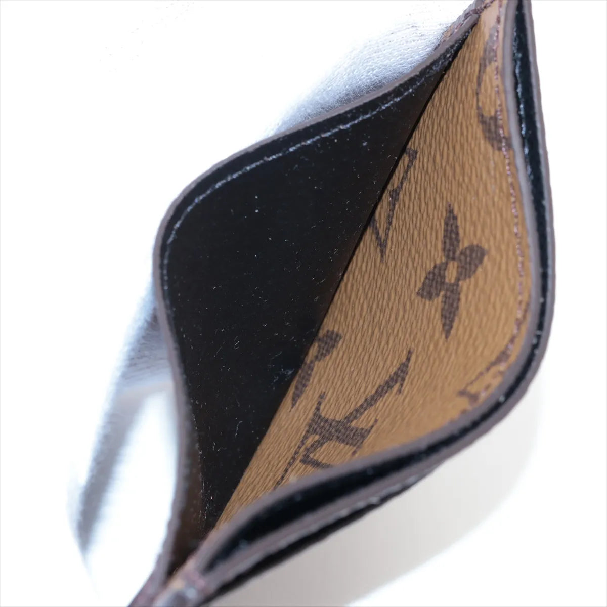 Louis Vuitton Card Holder Monogram Reverse (Full Set) 3255