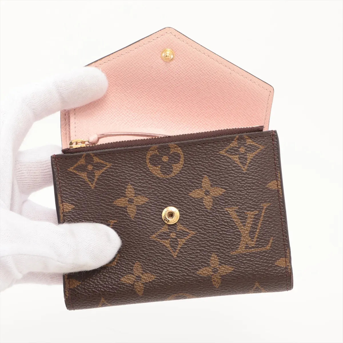 Louis Vuitton Victorine Wallet Monogram Rose Ballerine 3340