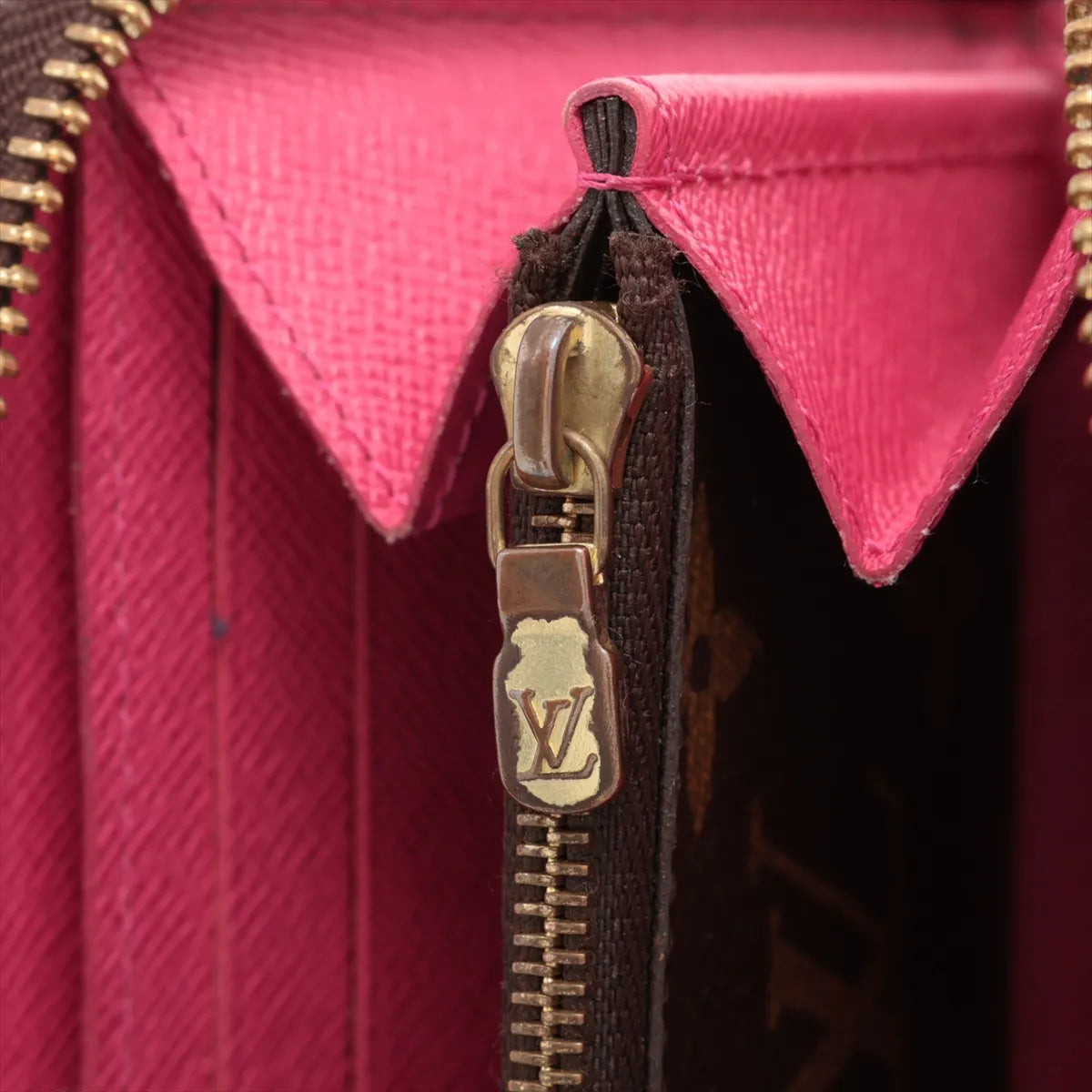 Louis Vuitton Clemence Wallet Monogram Framboise 3342
