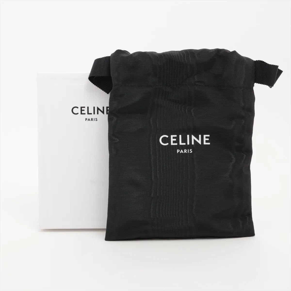 Celine Triomphe Small Compact Wallet Beige Canvas 3339