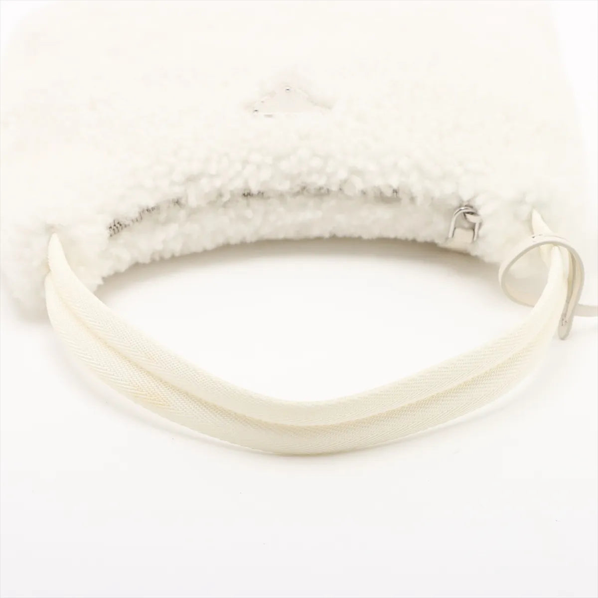 Prada Re-Edition 2000 Shoulder Bag White Shearling 3476