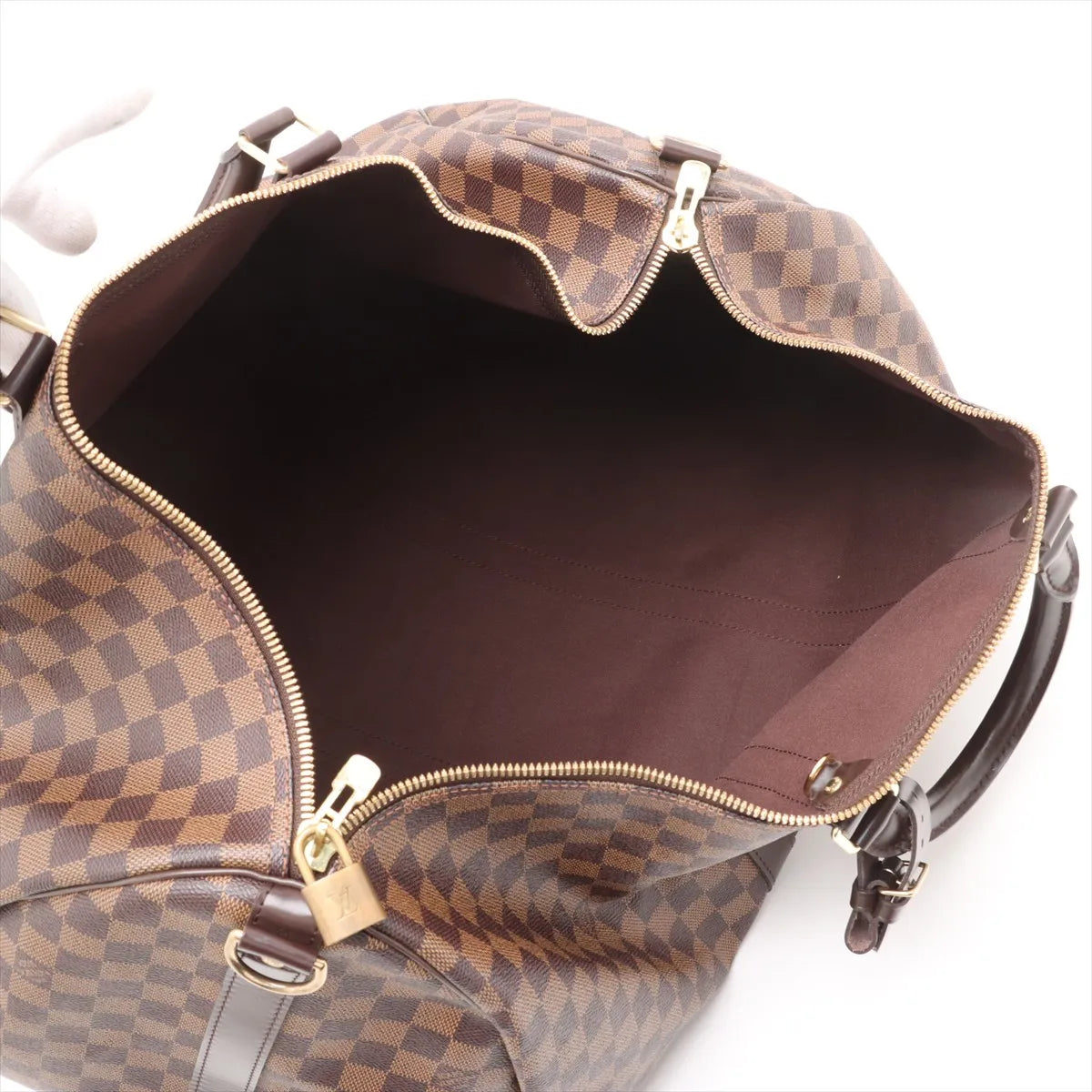 Louis Vuitton Keepall 55cm Bandouliere Damier Ebene 3356