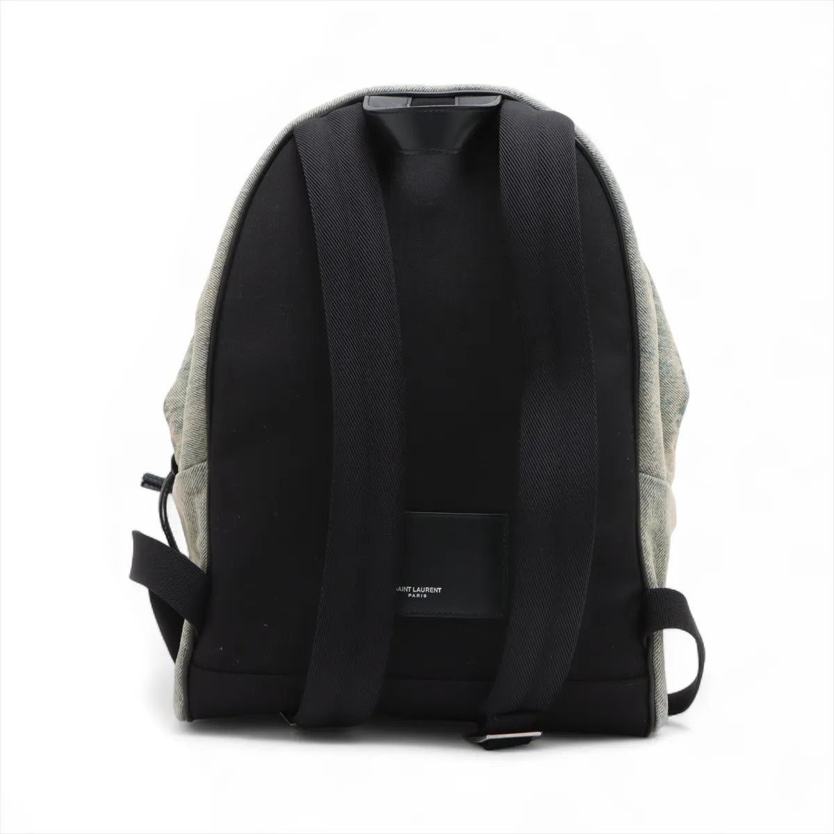 YSL City Backpack Blue Denim 3352