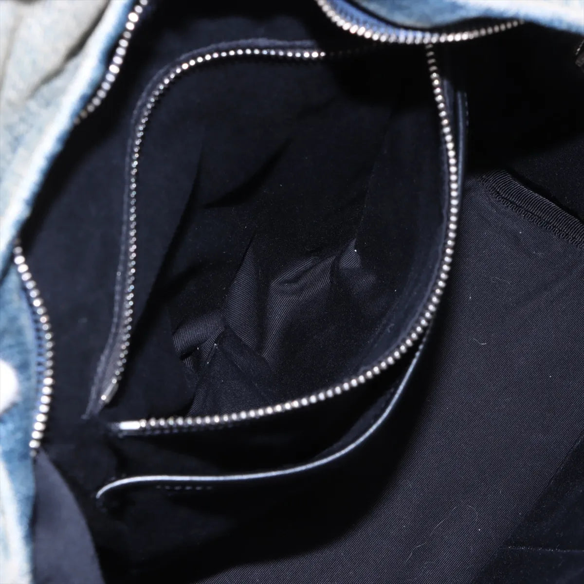 YSL City Backpack Blue Denim 3352