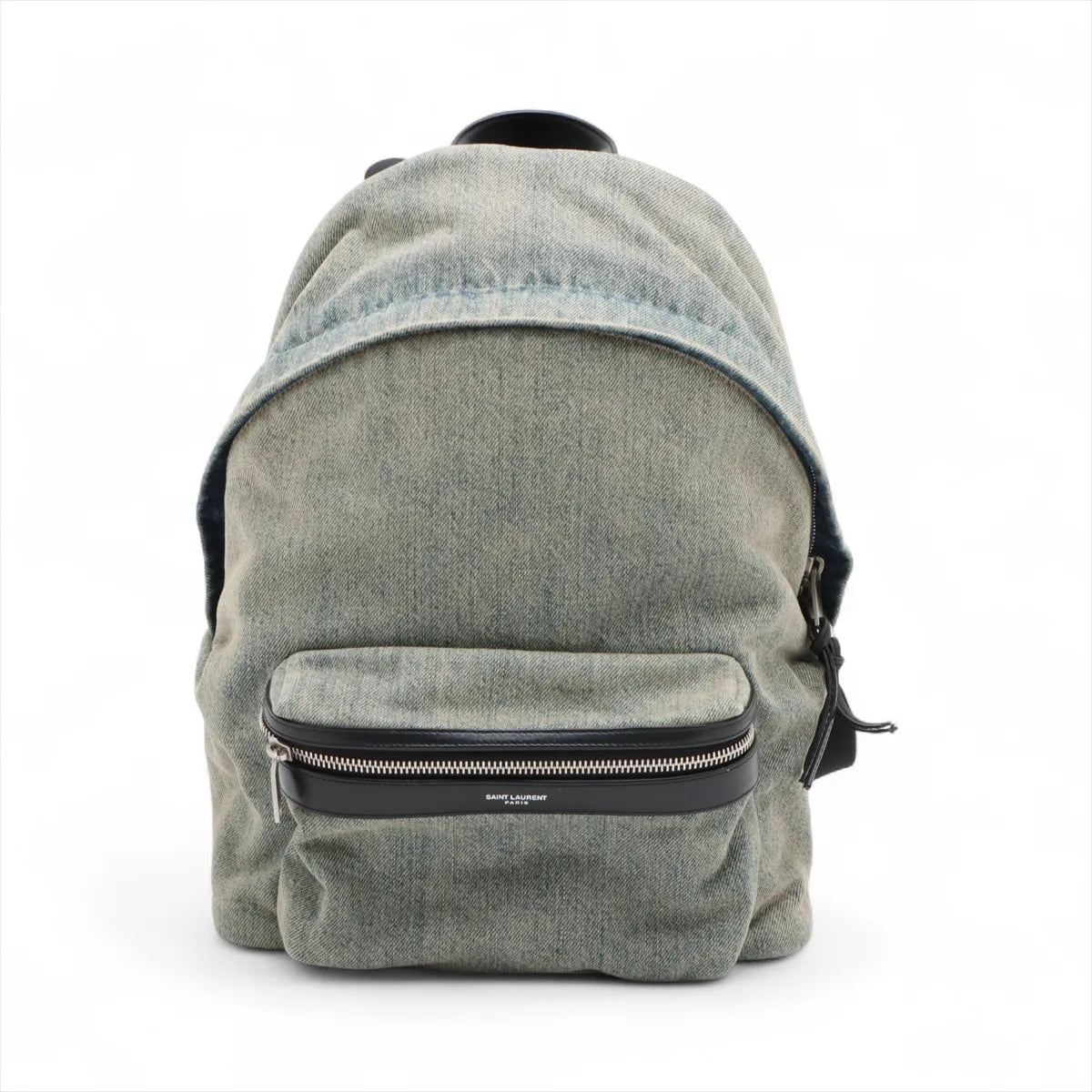 YSL City Backpack Blue Denim 3352
