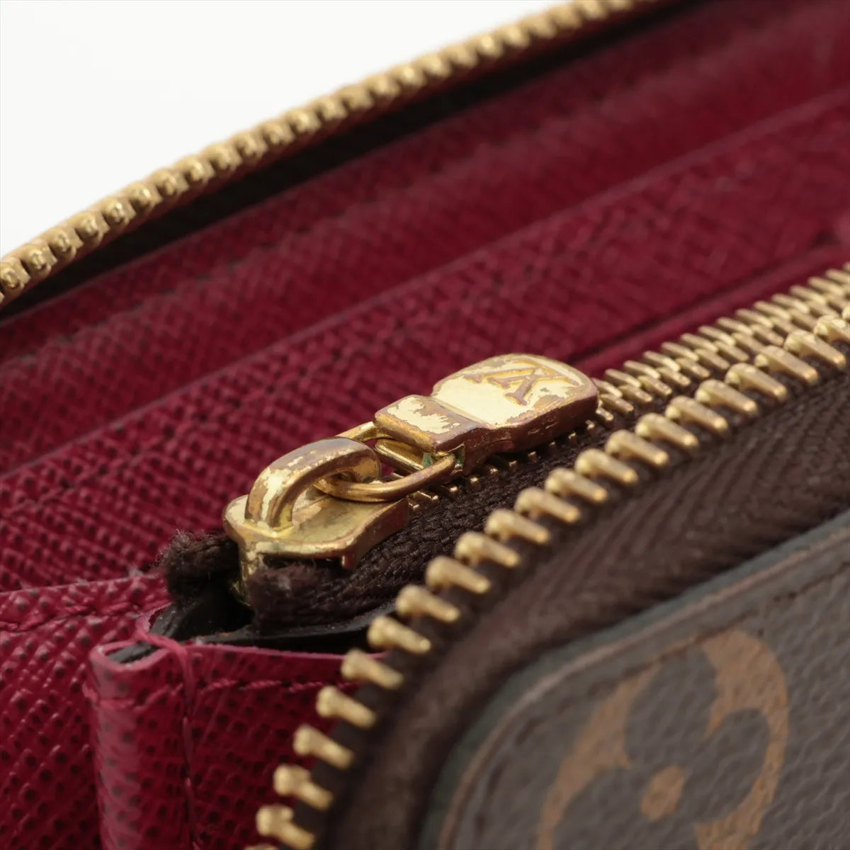 Louis Vuitton Clemence Wallet Monogram Fuchsia (Full Set) 3260