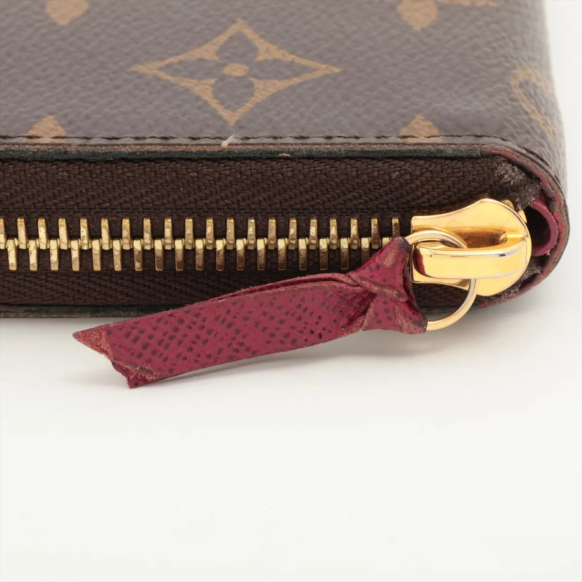 Louis Vuitton Clemence Wallet Monogram Fuchsia (Full Set) 3260