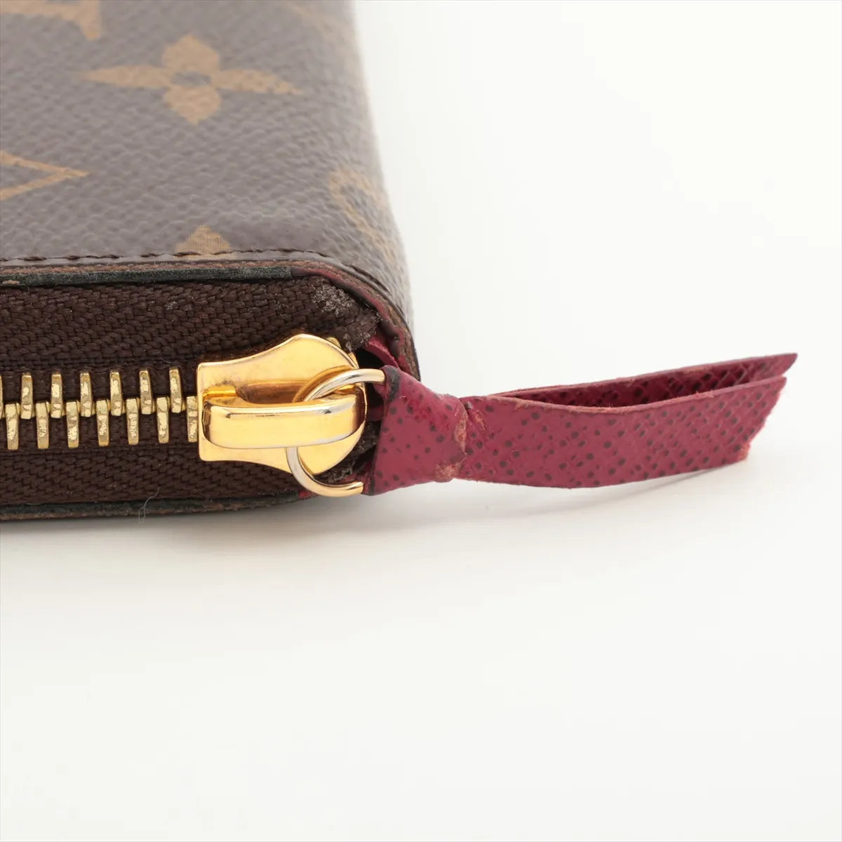 Louis Vuitton Clemence Wallet Monogram Fuchsia (Full Set) 3260