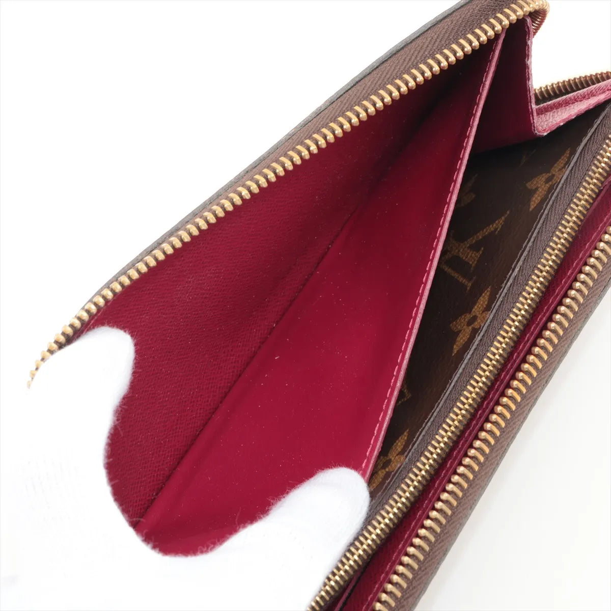 Louis Vuitton Clemence Wallet Monogram Fuchsia 3259