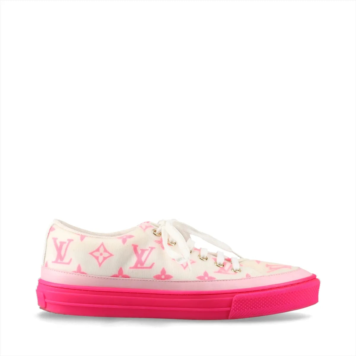 Louis Vuitton Stellar Line Sneakers Pink White Size 37 3386