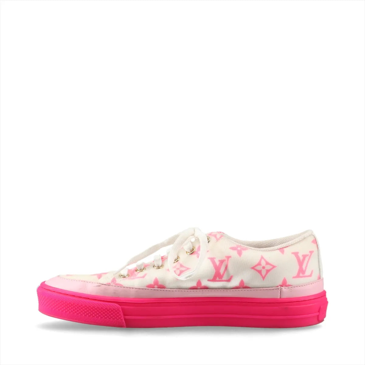 Louis Vuitton Stellar Line Sneakers Pink White Size 37 3386
