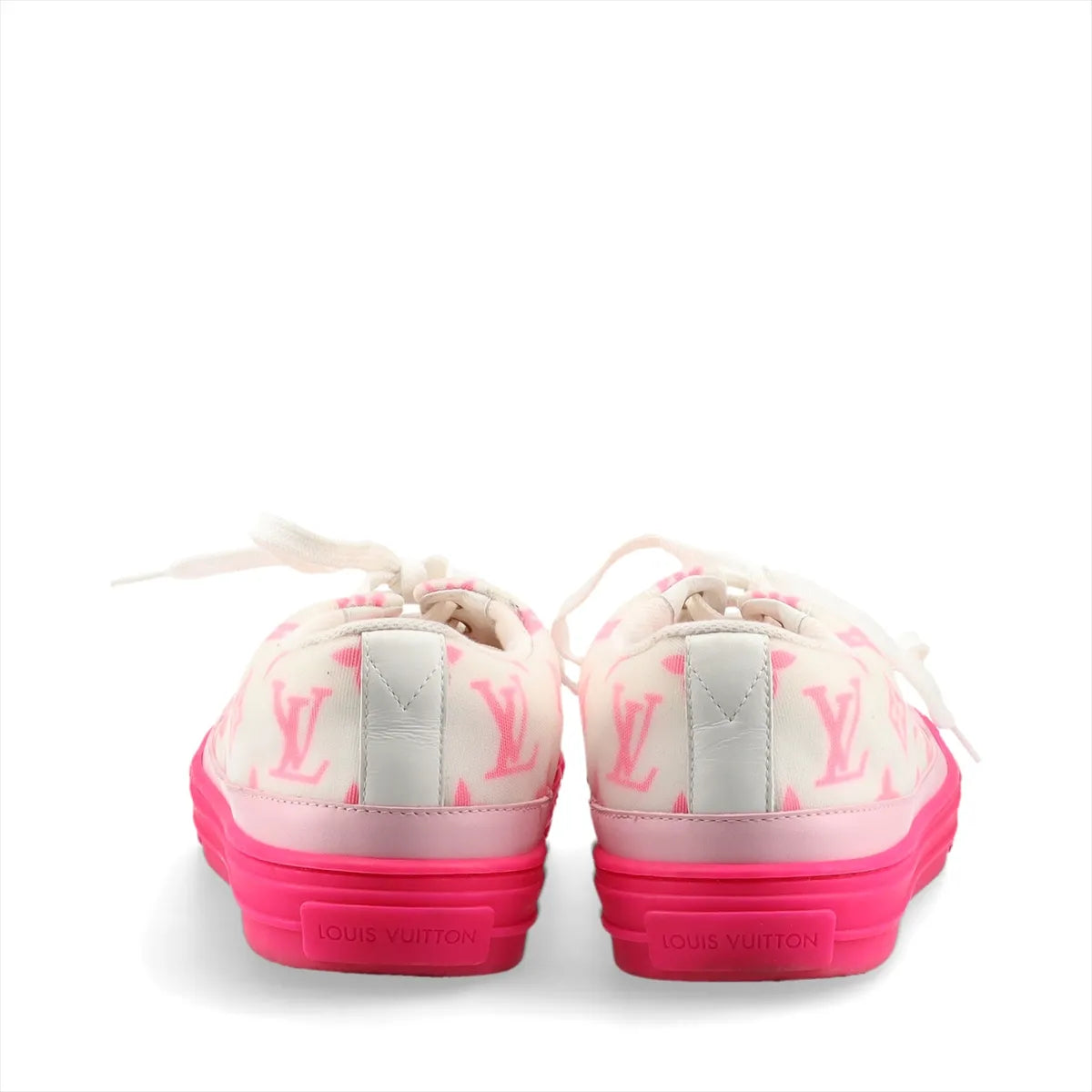 Louis Vuitton Stellar Line Sneakers Pink White Size 37 3386