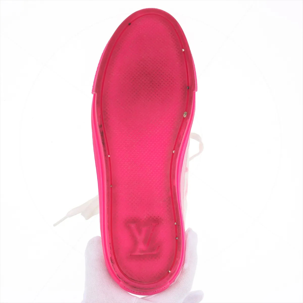 Louis Vuitton Stellar Line Sneakers Pink White Size 37 3386