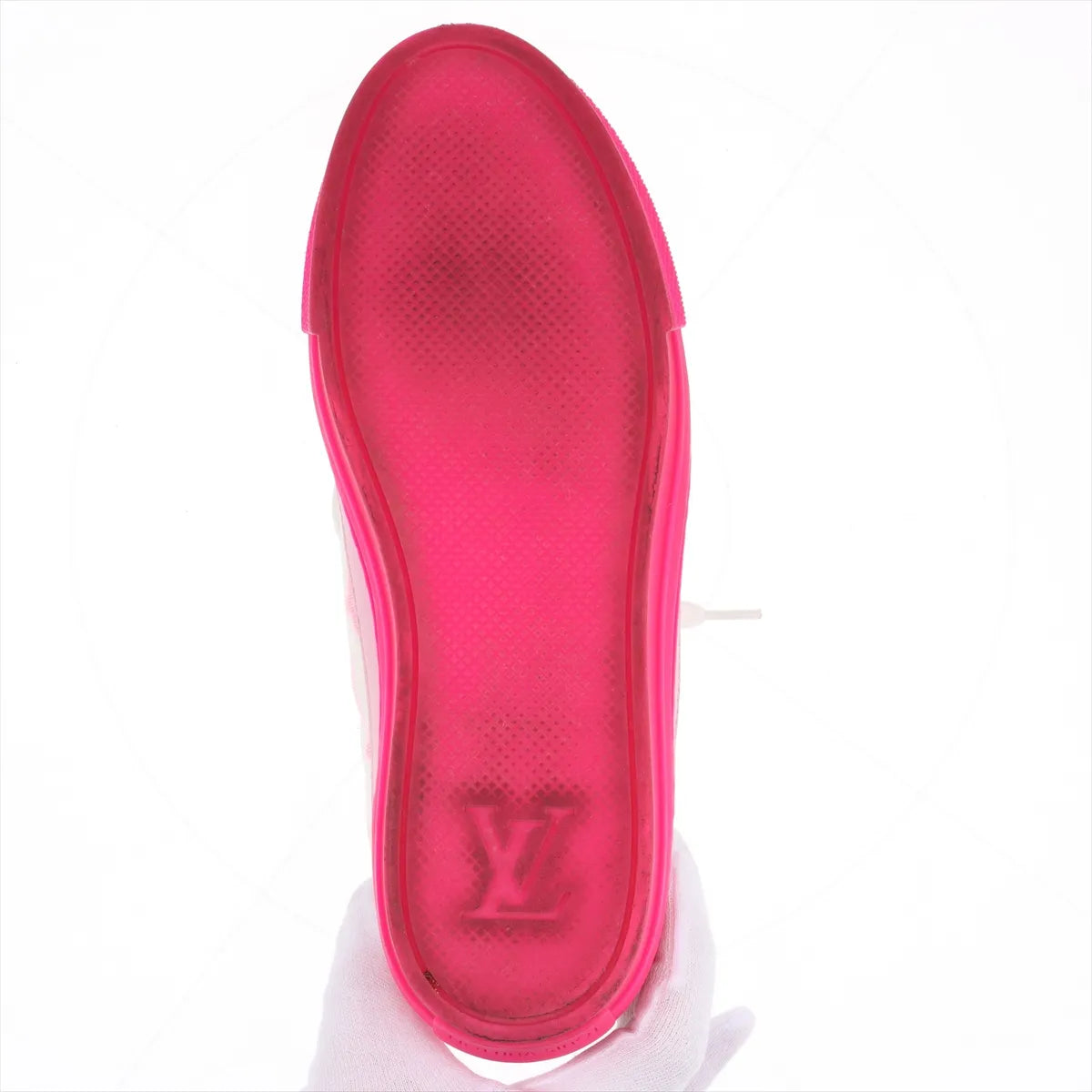 Louis Vuitton Stellar Line Sneakers Pink White Size 37 3386