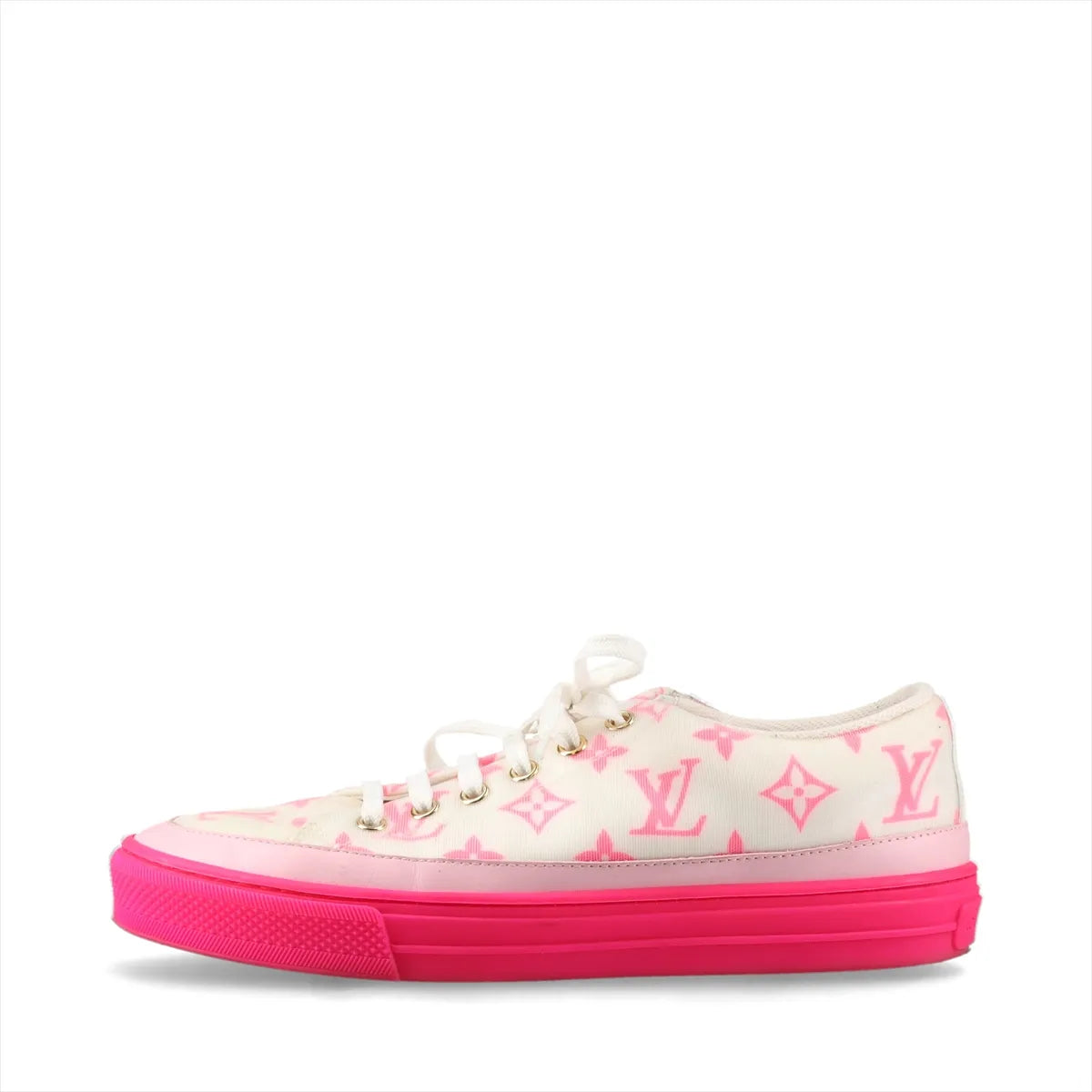 Louis Vuitton Stellar Line Sneakers Pink White Size 37 3386