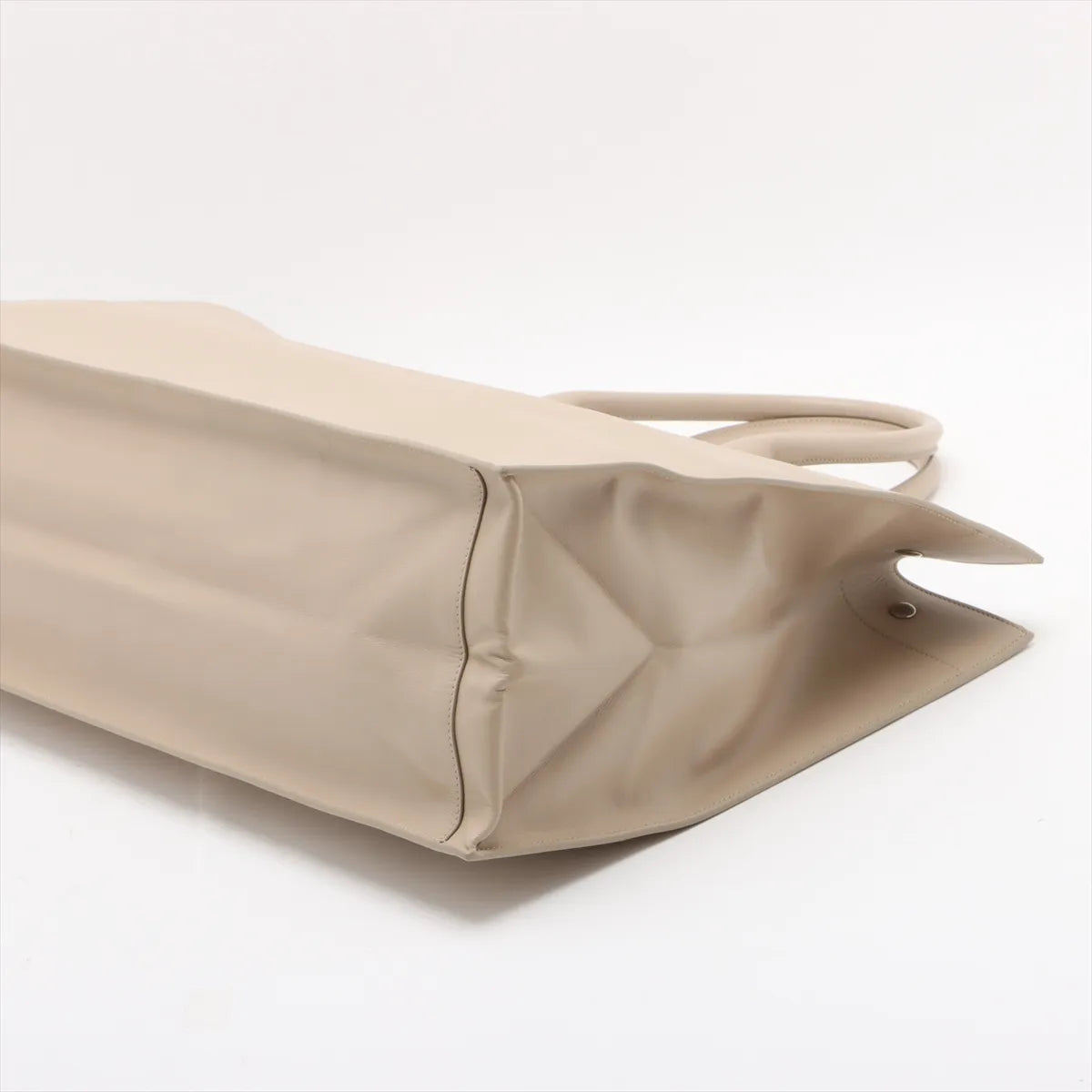YSL Rive Gauche Leather Tote Bag Beige 3406