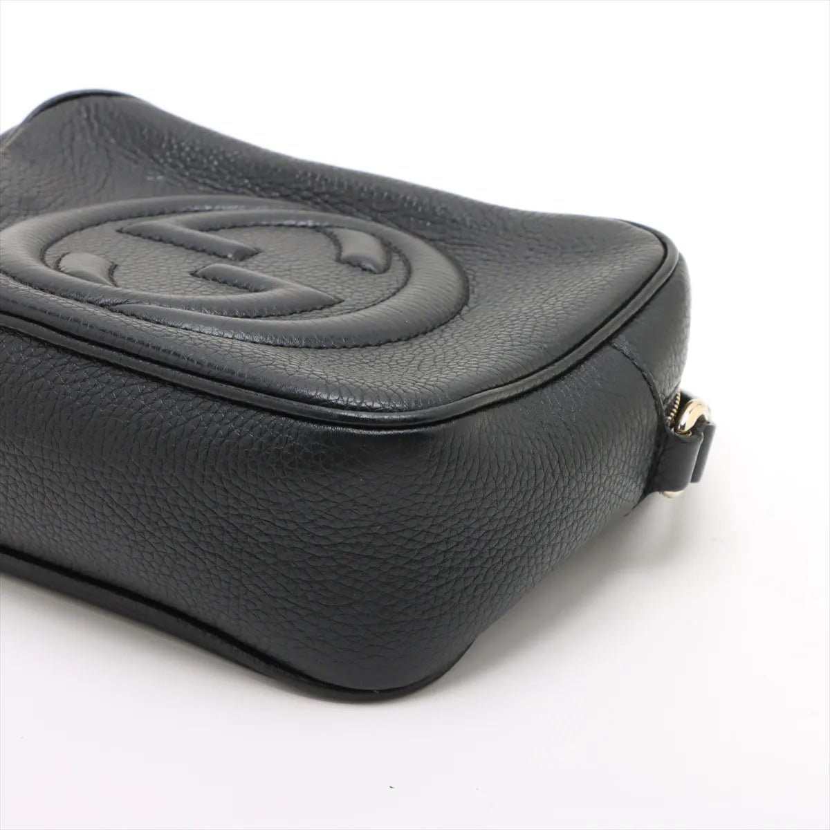 Gucci Soho Disco Black Leather Crossbody 3455