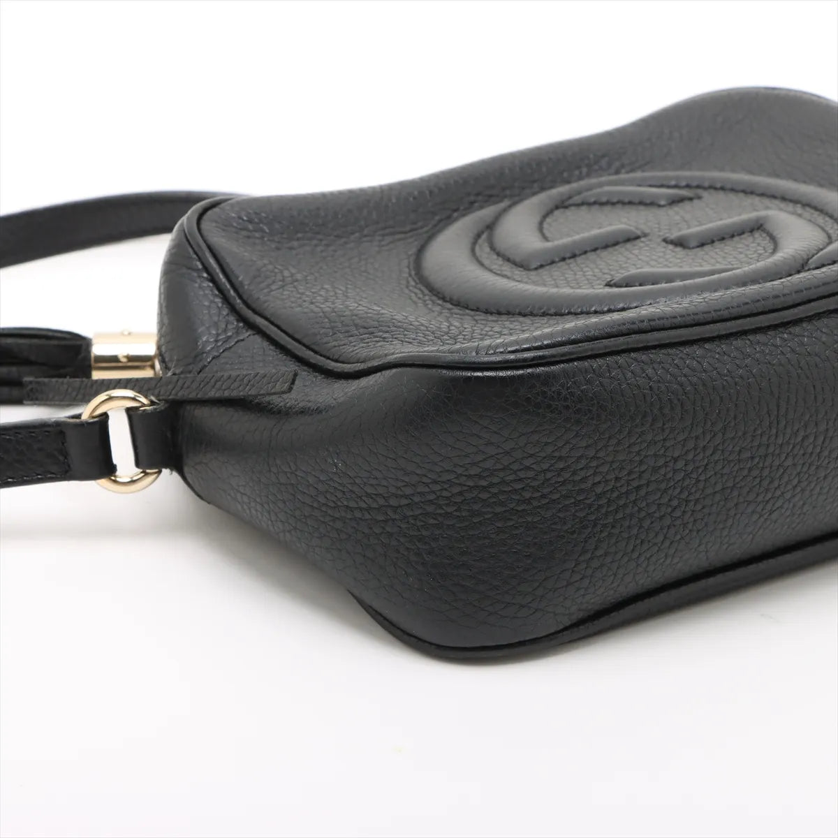 Gucci Soho Disco Black Leather Crossbody 3455