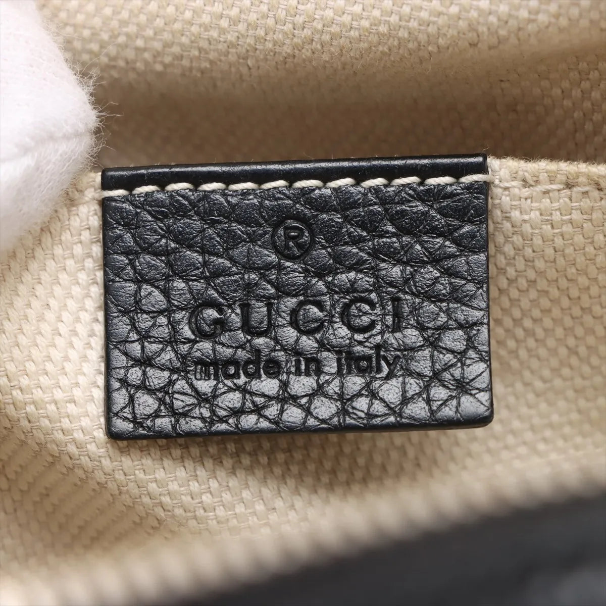 Gucci Soho Disco Black Leather Crossbody 3455