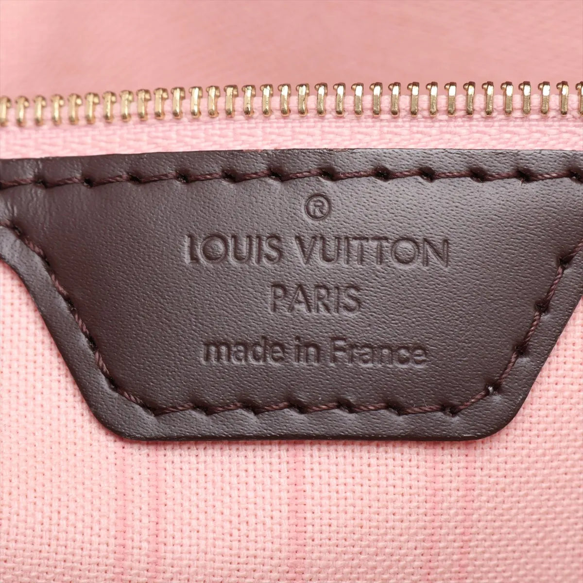 Louis Vuitton Neverfull MM Damier Ebene Rose Ballerine 3475