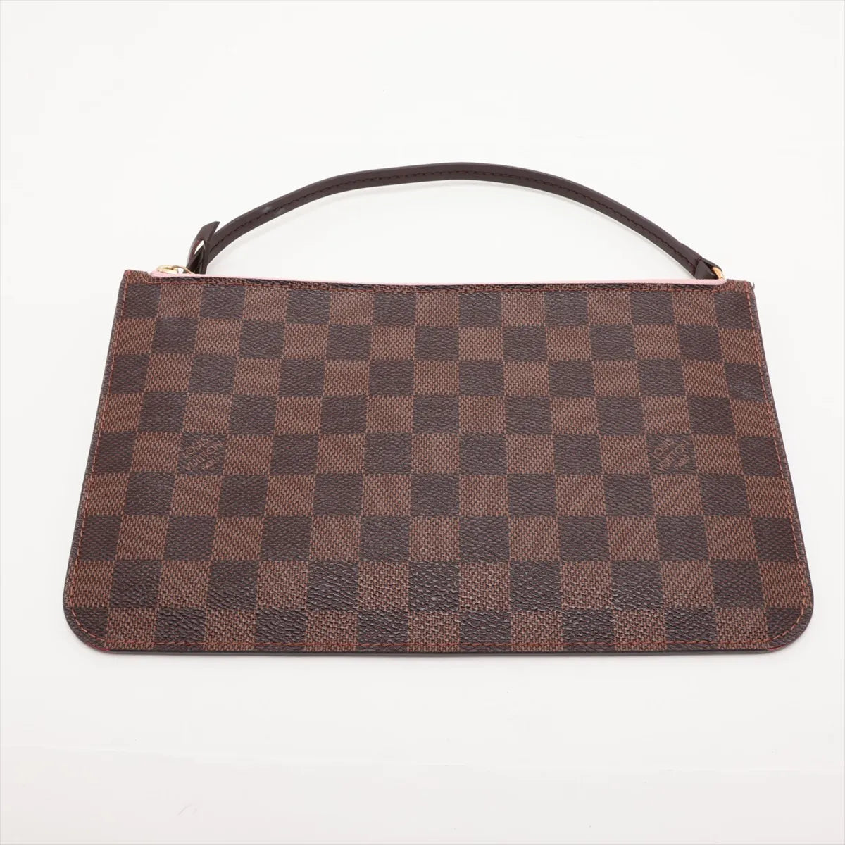 Louis Vuitton Neverfull MM Pouch Damier Ebene Rose Ballerine 3497