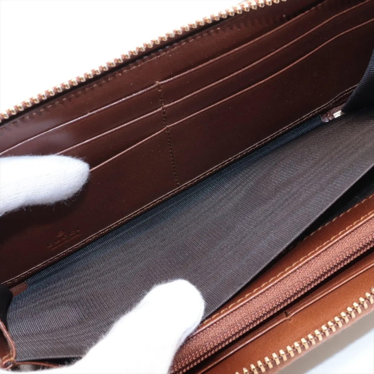 Gucci Zippy Wallet GG Supreme Brown 3495